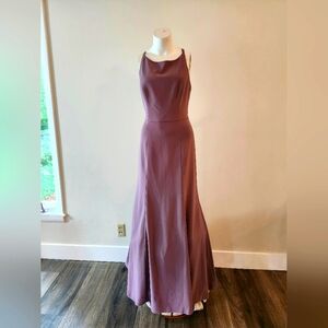 After Six Sz 10 Mauve Formal HighNeck Dress